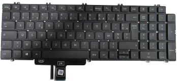 Dell Clavier AZERTY Français Rétroéclairé 100 Touches pour Série Latitude/Precision (5520, 5530, 3560) - Clavier Interne Filaire