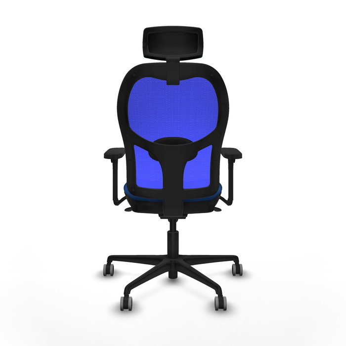 Chaise de Bureau avec Appui-tête Jorquera Piqueras y Crespo 3D036G2 Bleu