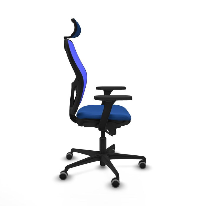 Chaise de Bureau avec Appui-tête Jorquera Piqueras y Crespo 3D036G2 Bleu