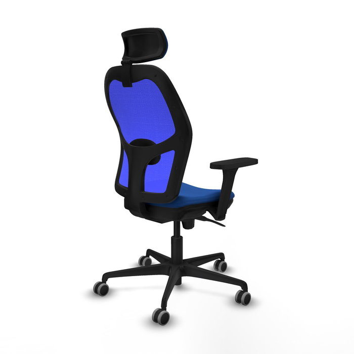 Chaise de Bureau avec Appui-tête Jorquera Piqueras y Crespo 3D036G2 Bleu