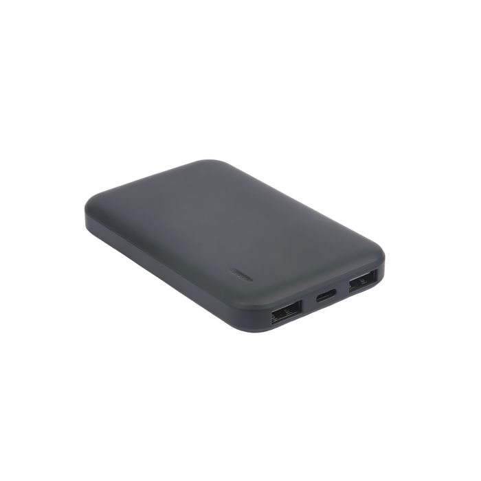 eSTUFF Powerbank INFINITE 5 000 mAh avec câble, 2 ports USB-A et port USB-C, écoconçu
