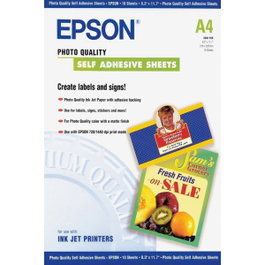 Epson Papier adhésif Photo Quality A4 Mate - 10 feuilles