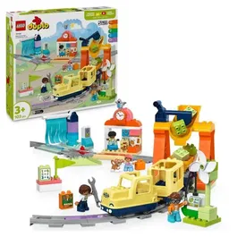 Lego DUPLO 10428 Mon Premier Train Interactif, Jeu de Construction Educatif 103 Pieces avec Lumiere et Son, Jouet pour Enfant de 3 Ans et Plus