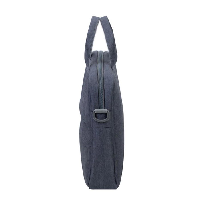 Rivacase 7522 Malette Antivol pour Ordinateur Portable 14 Pouces Sacoche en Polyester Gris