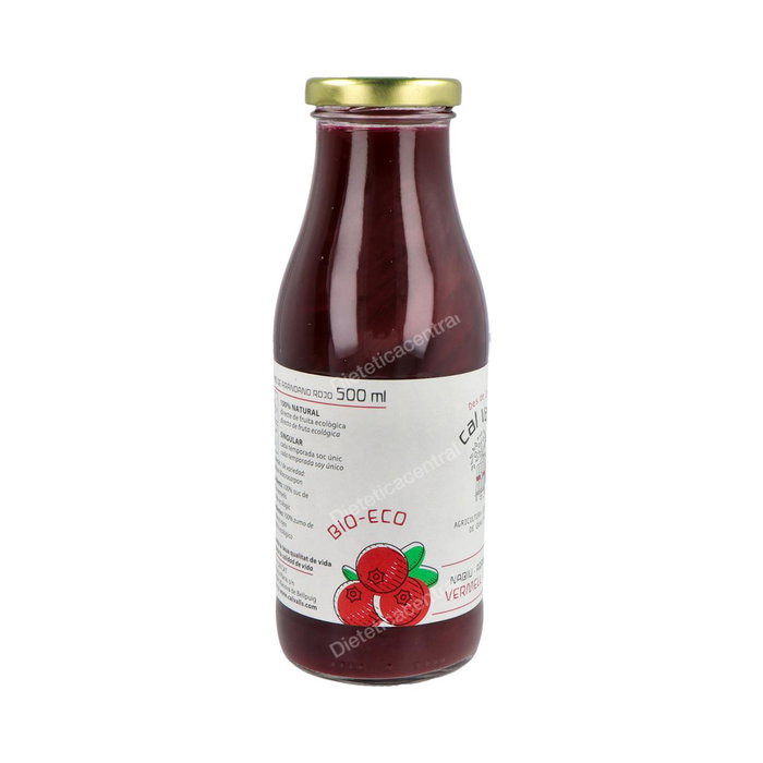 CAL VALLS Jus de canneberge rouge 500ml Bio CAL VALLS Jus de canneberge rouge 500ml Bio