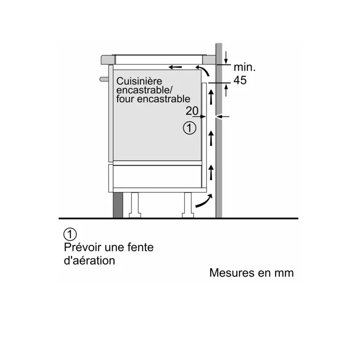 Bosch PIE631HB1E - Table à induction 60 cm série 6, 4 foyers noir, PowerInduction, 7400 W, 17 niveaux, Power Boost, Home Connect