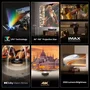 Hisense PT1SE - Vidéoprojecteur 4K UHD Ultra Courte Focale avec Triple Laser Trichroma, 2300 Lumens ANSI, Dolby Atmos, DTS:X, Smart TV VIDAA U9, 240Hz pour Gaming