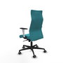 Piqueras Y Crespo Sillón Albacete avec mécanisme Sincro, Turquoise, Brazos 1D, Roues 65 mm