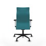 Piqueras Y Crespo Sillón Albacete avec mécanisme Sincro, Turquoise, Brazos 1D, Roues 65 mm