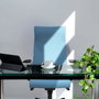 Piqueras Y Crespo Sillón Albacete avec mécanisme Sincro, Turquoise, Brazos 1D, Roues 65 mm