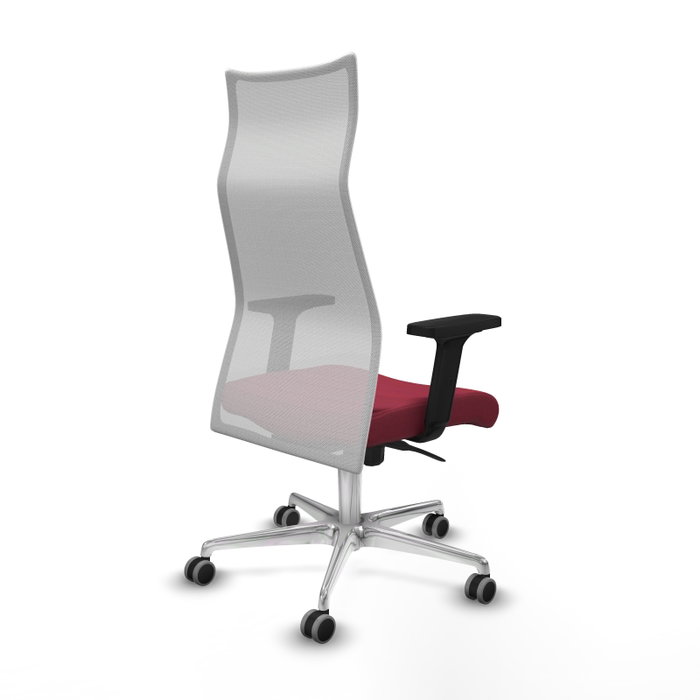 Piqueras y Crespo Chaise de Bureau Albacete Granate et Blanc