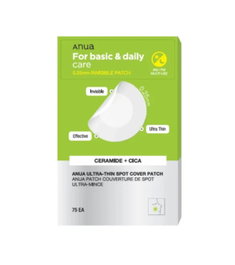 Anua Patch de traitement local ultra-fin pour le visage, 75 pcs