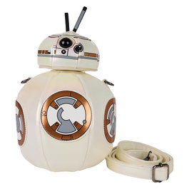 Loungefly Bandoulière Sac à Main BB-8 Star Wars Le Réveil de la Force en Piel Vegana Iridescente avec Bandoulière Détachable et Doublure Intérieure
