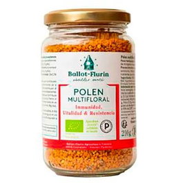 Ballot-Flurin - Pollen multifloral dinalisé 210 g - Agriculture biologique - Multifloral, système immunitaire, fatigue - FR-BIO-10