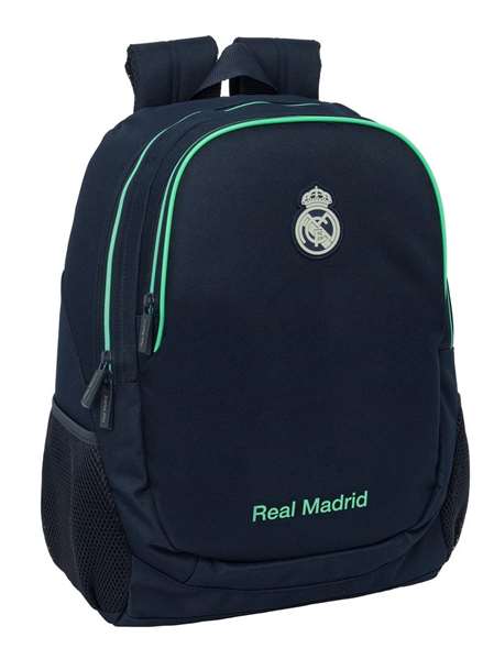 Safta Sac à dos roulant Real Madrid 2e équipement 25/26, 32 x 44 x 16 cm, pour enfants Safta Sac à dos roulant Real Madrid 2e équipement 25/26, 32 x 44 x 16 cm, pour enfants