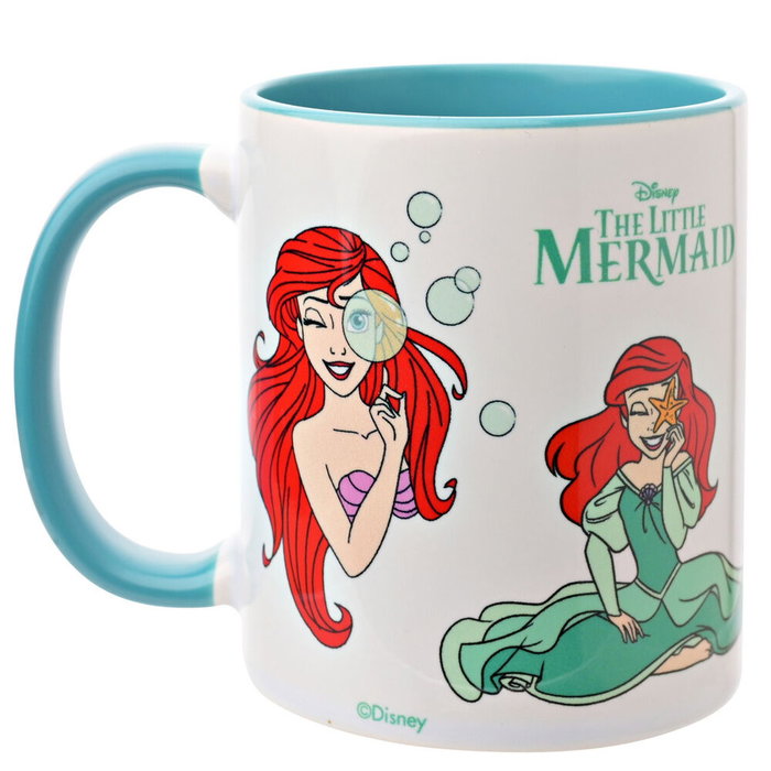Disney Tasse à Thé 'La Petite Sirène' / Ariel en Céramique Blanche - 325 ml Disney Tasse à Thé 'La Petite Sirène' / Ariel en Céramique Blanche - 325 ml