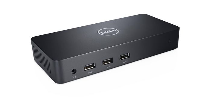 Dell Docking Station USB 3.0, HDMI, DisplayPort, Gigabit Ethernet, Noir
