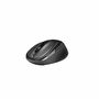 Rapoo M500 Silent - Souris sans fil silencieuse avec Bluetooth et 2.4 GHz, 1600 DPI, noir