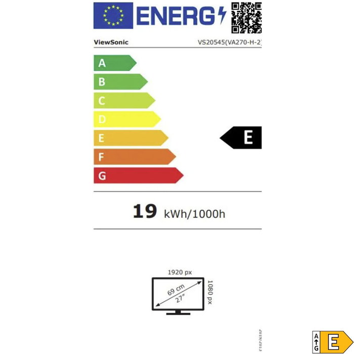 Écran ViewSonic VA270-H-2 Full HD 27"