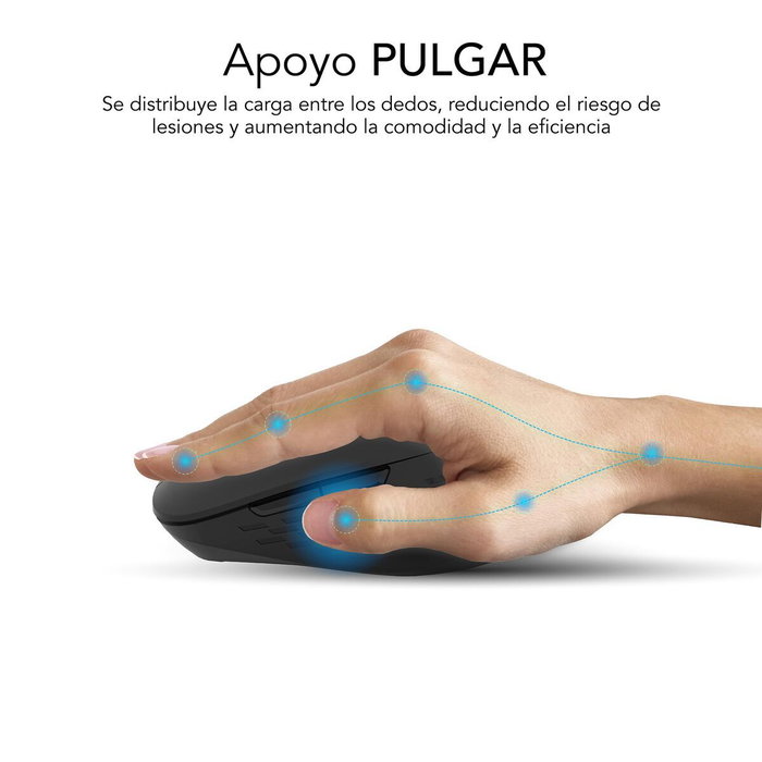 Souris sans-fil Subblim SUBMO-EDCUR01 Noir 1600 dpi