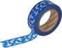 Innspiro Cinta masking tape Washi oiseaux bleu série Ultramar 15mm x 10m
