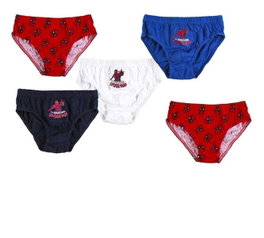 Lot de slips Spider-Man 5 Unités Multicouleur