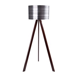 GreenIce Deco Lámpara de Suelo Kano-2 Noir Rayé / Marron