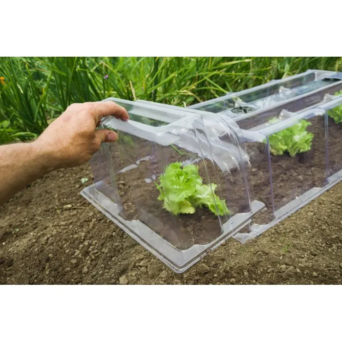 Nature - Embout de fermeture pour tunnel de forçage modulaire - 22 x 21,5 x 40 cm - PVC traité anti|UV avec ancres