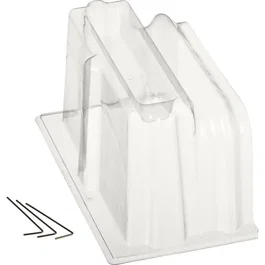 Nature - Embout de fermeture pour tunnel de forçage modulaire - 22 x 21,5 x 40 cm - PVC traité anti|UV avec ancres