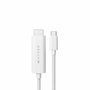Hyper HyperDrive Câble USB-C vers HDMI 4K60Hz 8ft/2.5m Tressé - Blanc