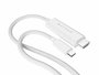 Hyper HyperDrive Câble USB-C vers HDMI 4K60Hz 8ft/2.5m Tressé - Blanc
