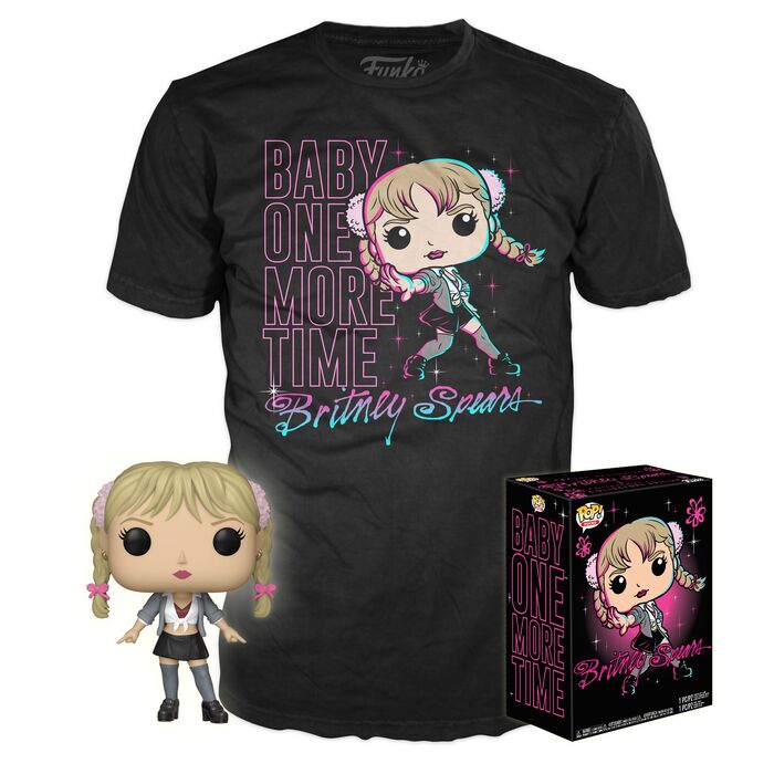 FUNKO Set figurine POP & Tee Britney Spears One More Time Exclusive FUNKO Set figurine POP & Tee Britney Spears One More Time Exclusive