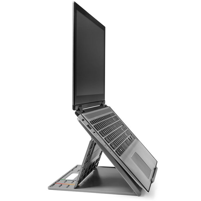 Kensington Rehausseur ergonomique et refroidissant pour ordinateur portable Easy Riser Go avec SmartFit - Hauteur réglable jusqu'à 180 mm - Compatible écrans jusqu'à 17 pouces