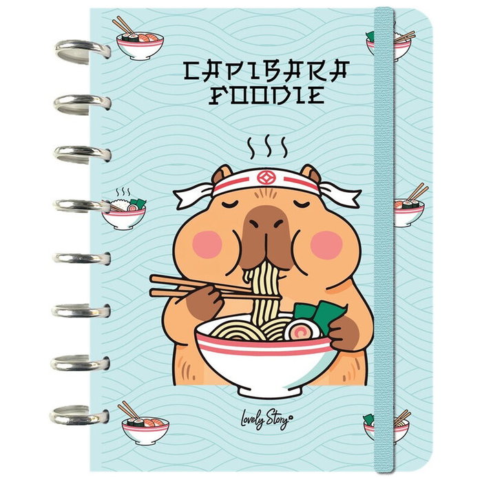 LOVELY STORY Cuaderno A5 Foodie Capibara LOVELY STORY Cuaderno A5 Foodie Capibara