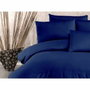 BigBuy Home Parure de couette Bleu foncé King size 3 pièces