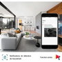 Konyks Camini Care 2 - Caméra de surveillance intérieure Wi-Fi avec sirène et bouton d'appel vidéo