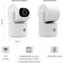 Konyks Camini Care 2 - Caméra de surveillance intérieure Wi-Fi avec sirène et bouton d'appel vidéo