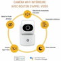 Konyks Camini Care 2 - Caméra de surveillance intérieure Wi-Fi avec sirène et bouton d'appel vidéo
