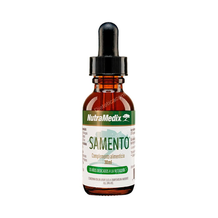 Nutramedix Samento 30 ml - Complément alimentaire à base de griffe de chat (Uncaria tomentosa) Nutramedix Samento 30 ml - Complément alimentaire à base de griffe de chat (Uncaria tomentosa)