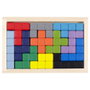 Jeux 2 momes Puzzle Tetris de bois Montessori