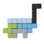 Jeux 2 momes Puzzle Tetris de bois Montessori