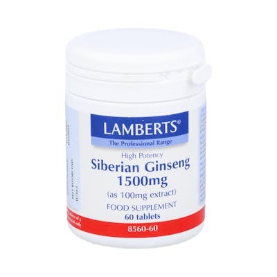 LAMBERTS Ginseng Sibérien 1500 mg, 60 comprimés LAMBERTS Ginseng Sibérien 1500 mg, 60 comprimés
