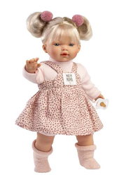 Llorens - Muñeca Roberta Llorona - Poupée avec son 33 cm - Corps en tissu - Fonctionne avec piles (incluses) - Langue du produit: Espagnol