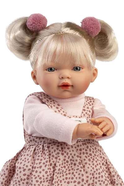 Llorens - Muñeca Roberta Llorona - Poupée avec son 33 cm - Corps en tissu - Fonctionne avec piles (incluses) - Langue du produit: Espagnol
