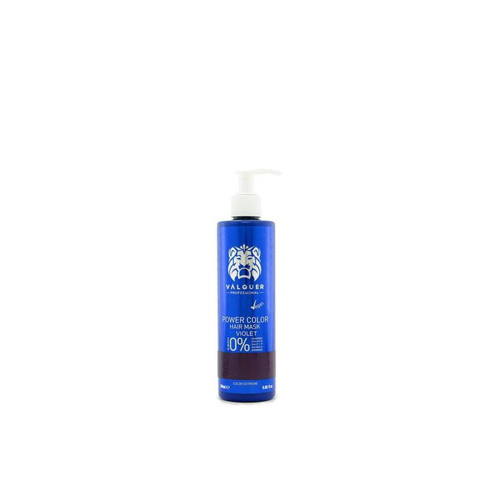 Valquer Masque Capillaire Power Color Violet Zero - Potenciador de Color pour Cheveux Teints - Réparation et Brillance - Formule Végane Sans Sulfates - Flacon 275 mL Valquer Masque Capillaire Power Color Violet Zero - Potenciador de Color pour Cheveux Teints - Réparation et Brillance - Formule Végane Sans Sulfates - Flacon 275 mL