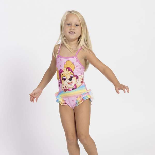 Cerdá Maillot de Bain Enfant Paw Patrol - Taille 5 Ans - Rose Clair