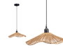 Giftdecor Lampe de Plafond 35 cm Vuelo Corde Métal Papier Plastique Noir Marron (Set de 6)