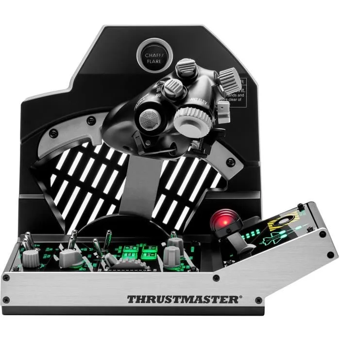 Thrustmaster Viper TQS Mission Pack - Manette des gaz pour simulateur de vol PC, USB, Noir