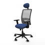 PIQUERAS Y CRESPO Chaise Zulema Synchro Bleu foncé et Gris