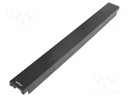 LANBERG Chape 1U noir Standard 19"